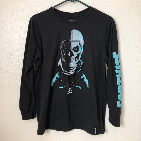 Other - Epic Games Fortnite Skull Trooper Long Sleeved Shirt Boys XXL